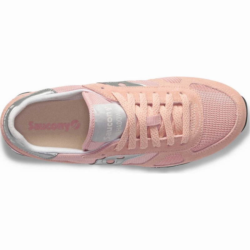 Pink / Silver Saucony Shadow Original Women's Sneakers | Malaysia S51403-X73