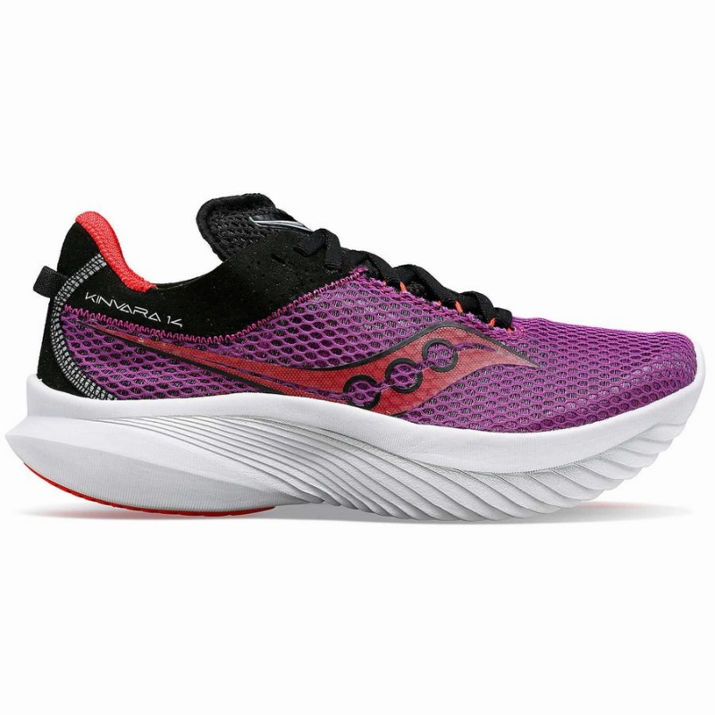 Purple Saucony Kinvara 14 Women\'s Running Shoes | Malaysia S04237-L93