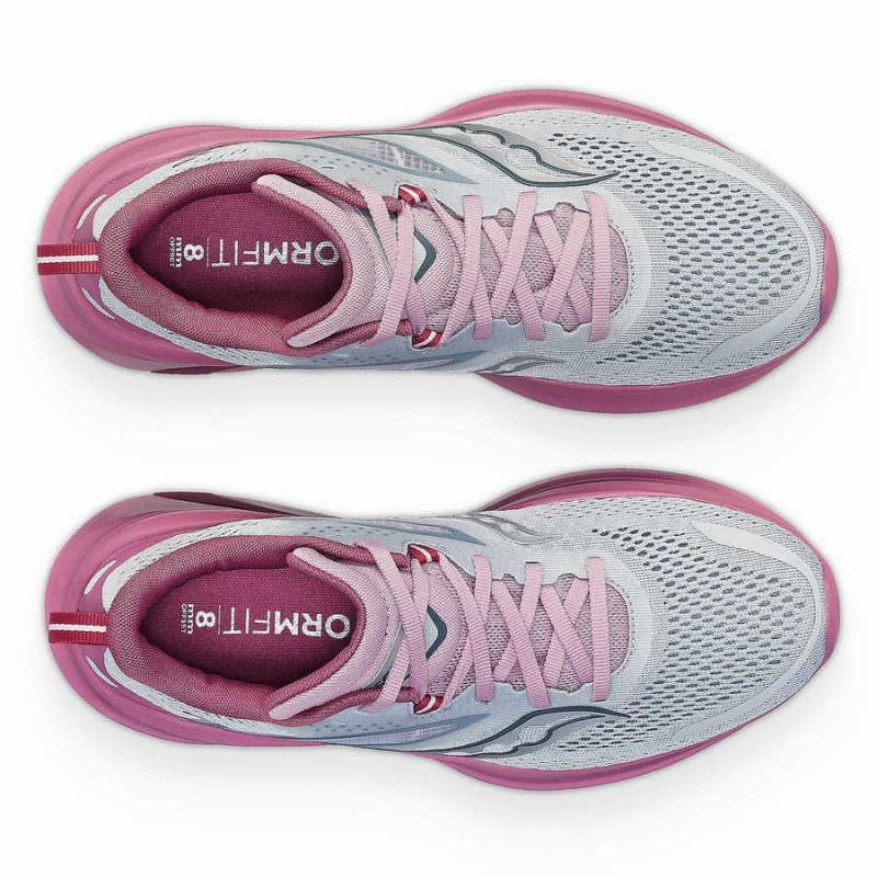 Purple Saucony Omni 22 Wide Women's Running Shoes | Malaysia S78416-L29