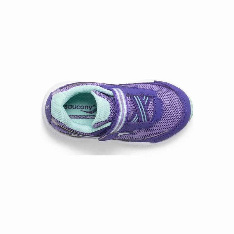 Purple Saucony Ride 10 Jr. Sneaker Kids' Running Shoes | Malaysia S06893-D32