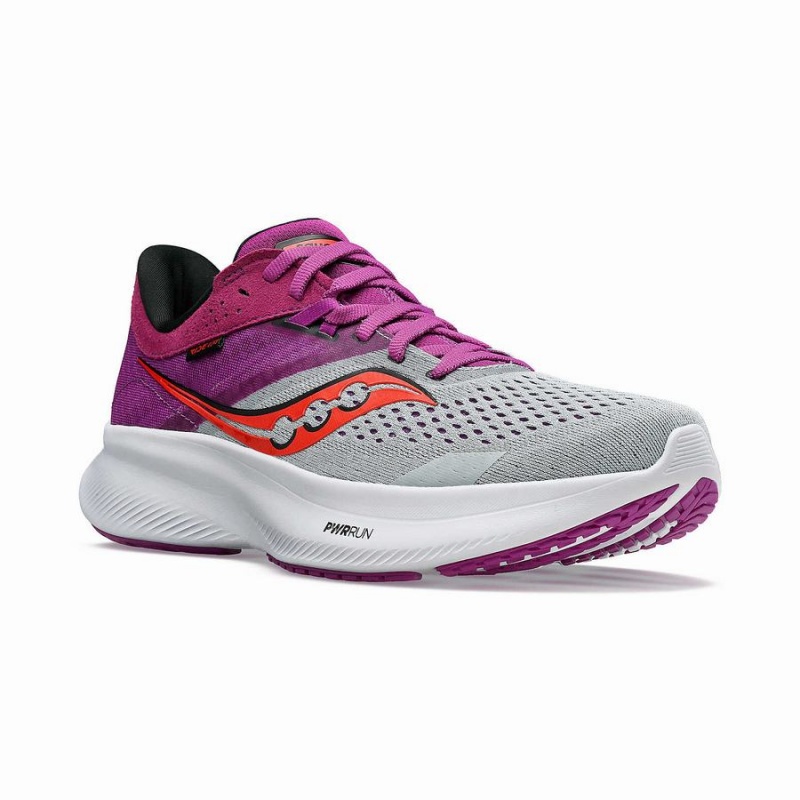 Purple Saucony Ride 16 Women's Running Shoes | Malaysia S90437-Z72