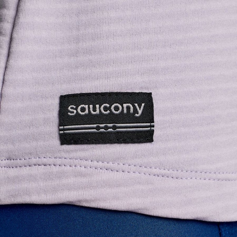 Purple Saucony Triumph 3D Crew Women's T Shirts | Malaysia S79054-H21