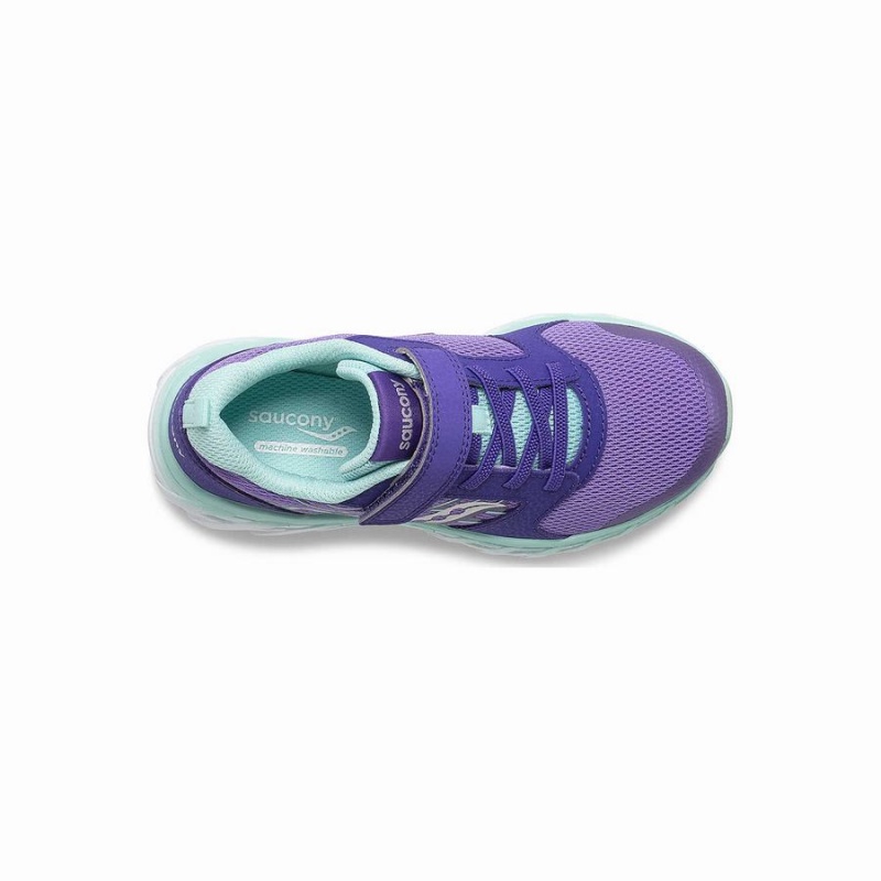 Purple Saucony Wind 2.0 A/C Sneaker Kids' Running Shoes | Malaysia S17508-V16