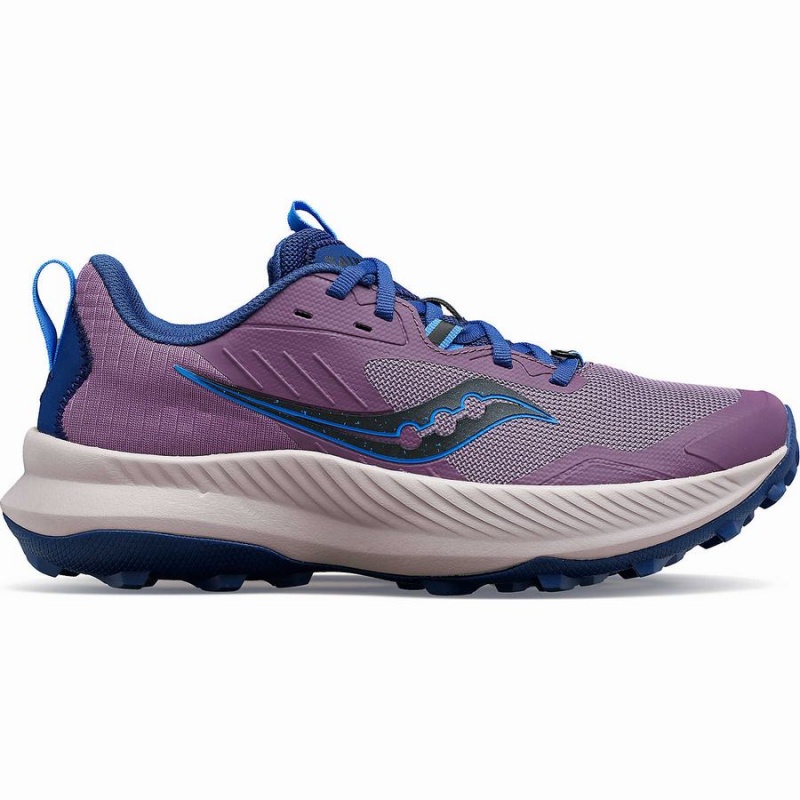 Purple / Indigo Saucony Blaze TR Women\'s Trail Running Shoes | Malaysia S80794-A21