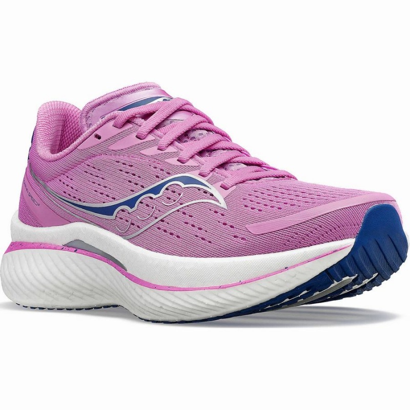 Purple / Indigo Saucony Endorphin Speed 3 Women's Running Shoes | Malaysia S90486-B10