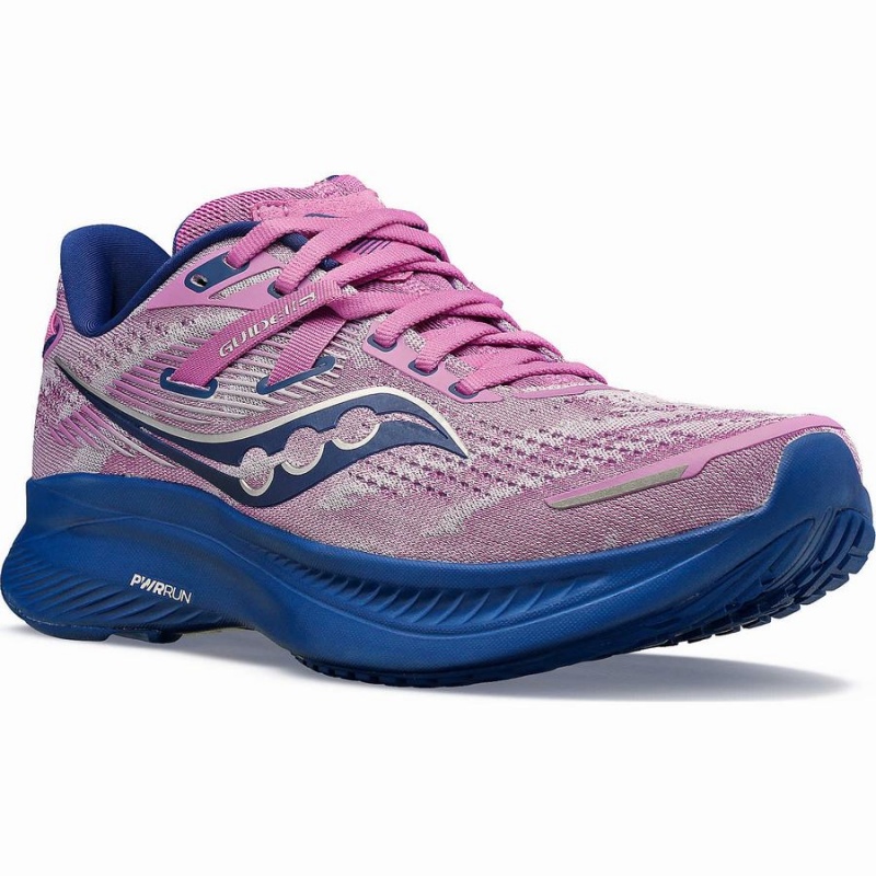 Purple / Indigo Saucony Guide 16 Women's Running Shoes | Malaysia S92145-W23