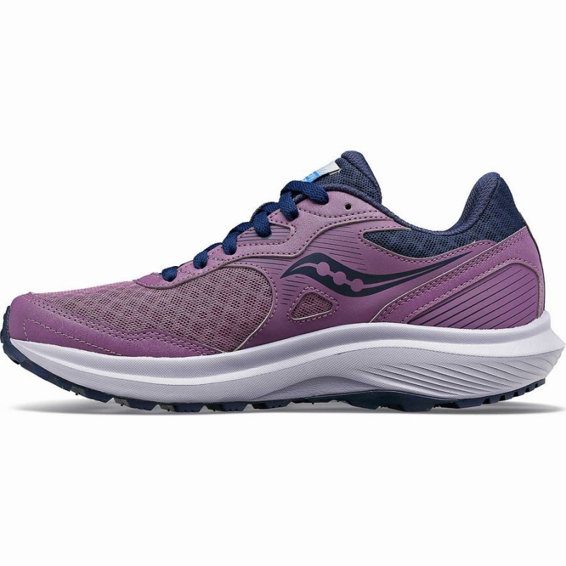 Purple / Navy Saucony Cohesion TR16 Women's Trail Running Shoes | Malaysia S12035-X10