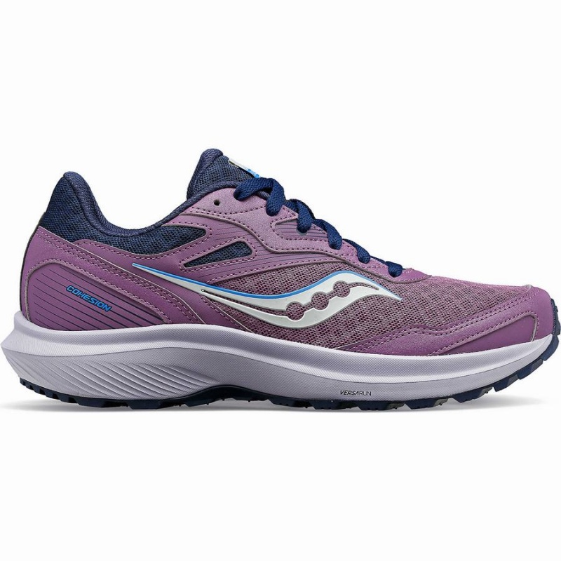 Purple / Navy Saucony Cohesion TR16 Women\'s Trail Running Shoes | Malaysia S12035-X10