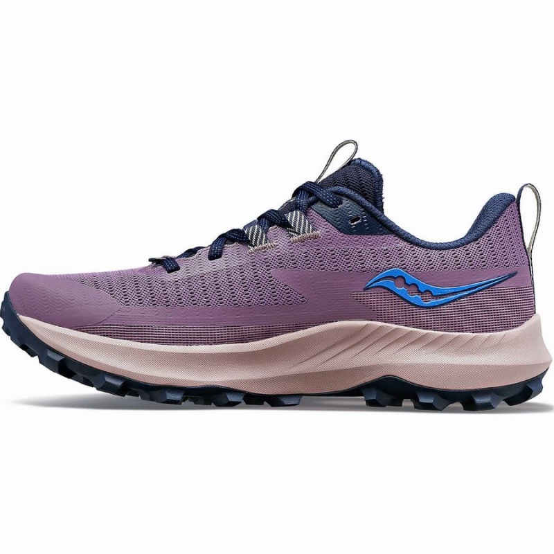 Purple / Navy Saucony Peregrine 13 Women's Trail Running Shoes | Malaysia S50192-J85