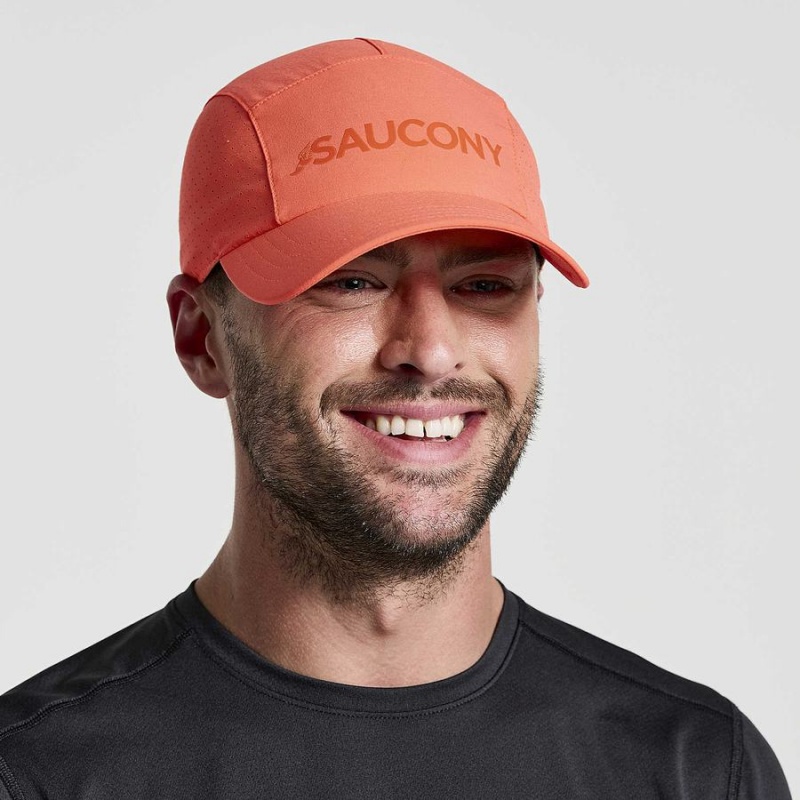 Red Saucony Outpace Men's Hats | Malaysia S26783-Y29