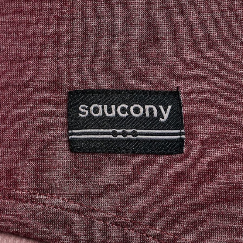 Red Saucony Peregrine Merino Long Sleeve Women's T Shirts | Malaysia S73401-A17