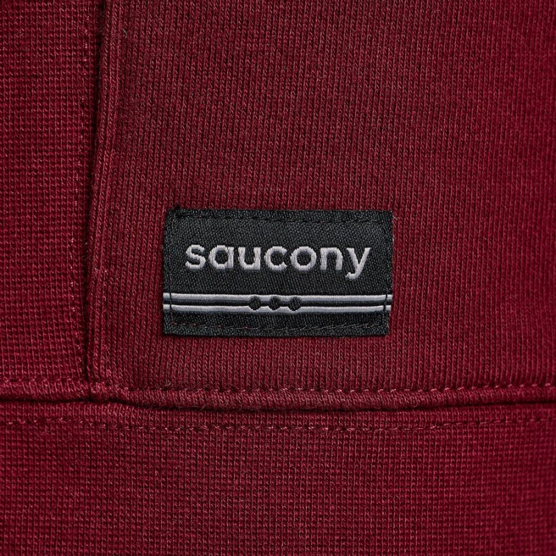 Red Saucony Recovery Crew Men's Sweatshirt | Malaysia S83195-T17