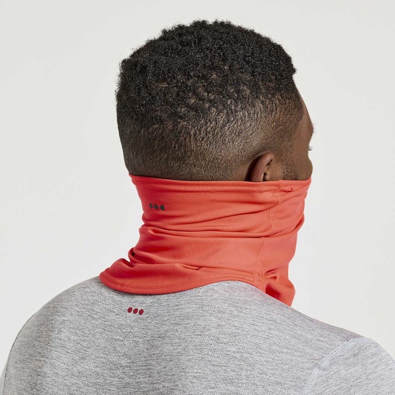 Red Saucony Solstice Gaiter Men's Neck Warmer | Malaysia S52619-V60