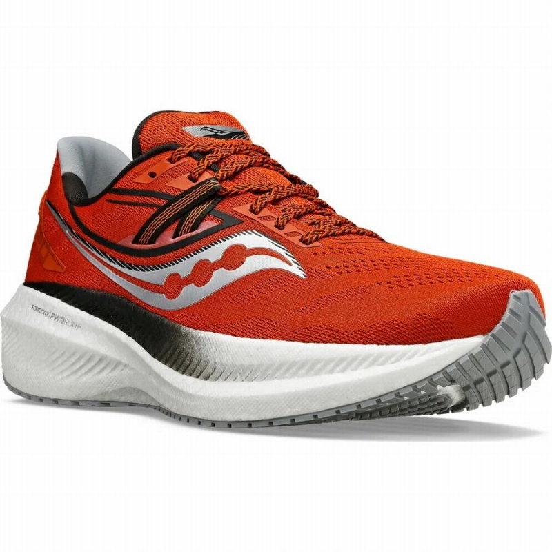 Red Saucony Triumph 20 Men's Running Shoes | Malaysia S13952-J59