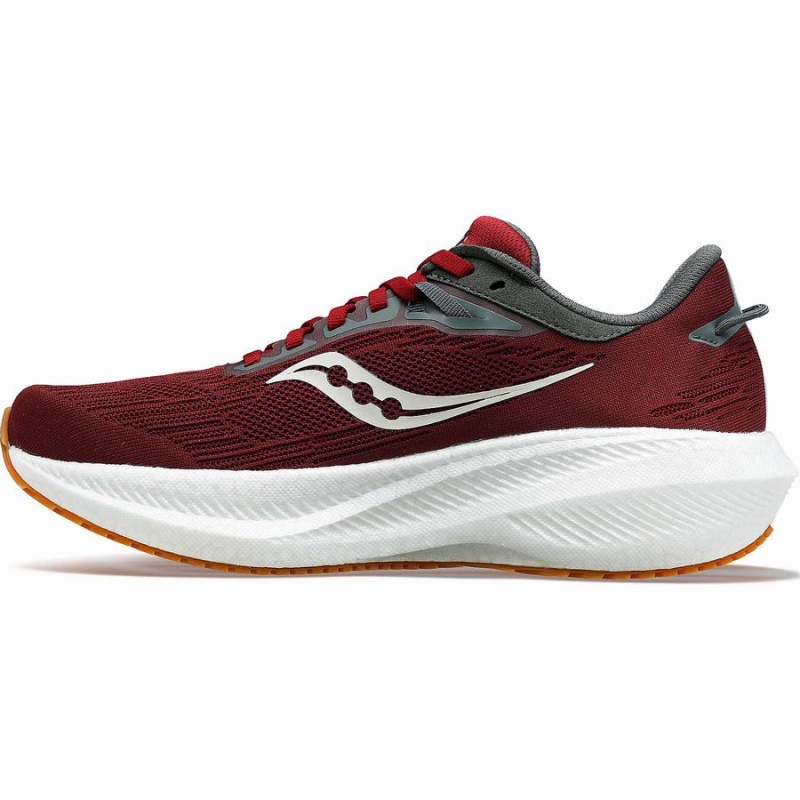 Red Saucony Triumph 21 Men's Running Shoes | Malaysia S23108-A46