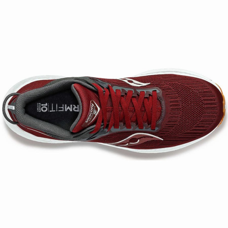 Red Saucony Triumph 21 Men's Running Shoes | Malaysia S23108-A46