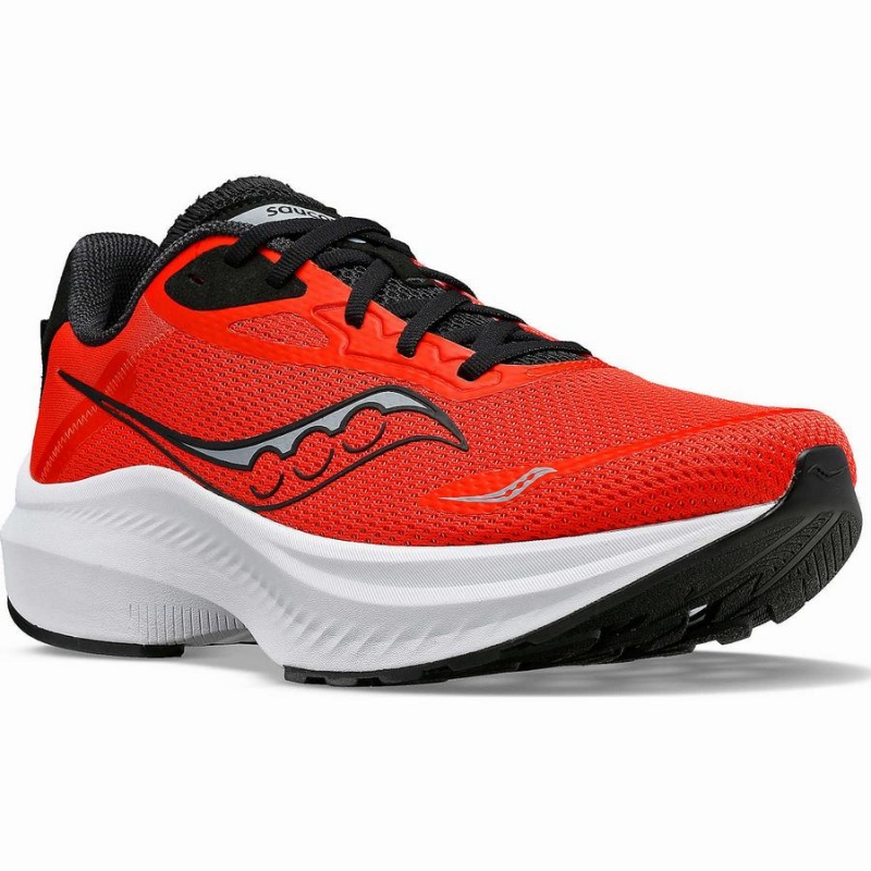 Red / Black Saucony Axon 3 Men's Running Shoes | Malaysia S78516-Y56