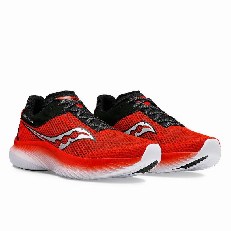 Red / Black Saucony Jay's Kinvara 14 Men's Running Shoes | Malaysia S53047-K12