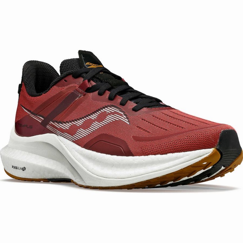 Red / Black Saucony Tempus Men's Running Shoes | Malaysia S37496-X90