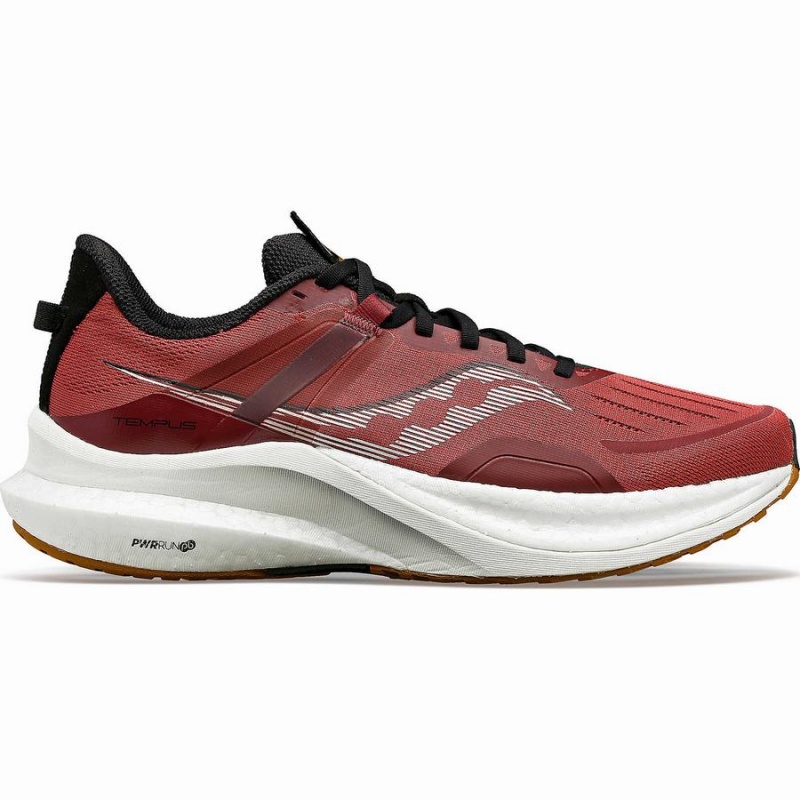 Red / Black Saucony Tempus Men\'s Running Shoes | Malaysia S37496-X90