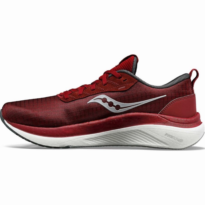 Red / Grey Saucony Freedom Crossport Men's Running Shoes | Malaysia S41025-P14