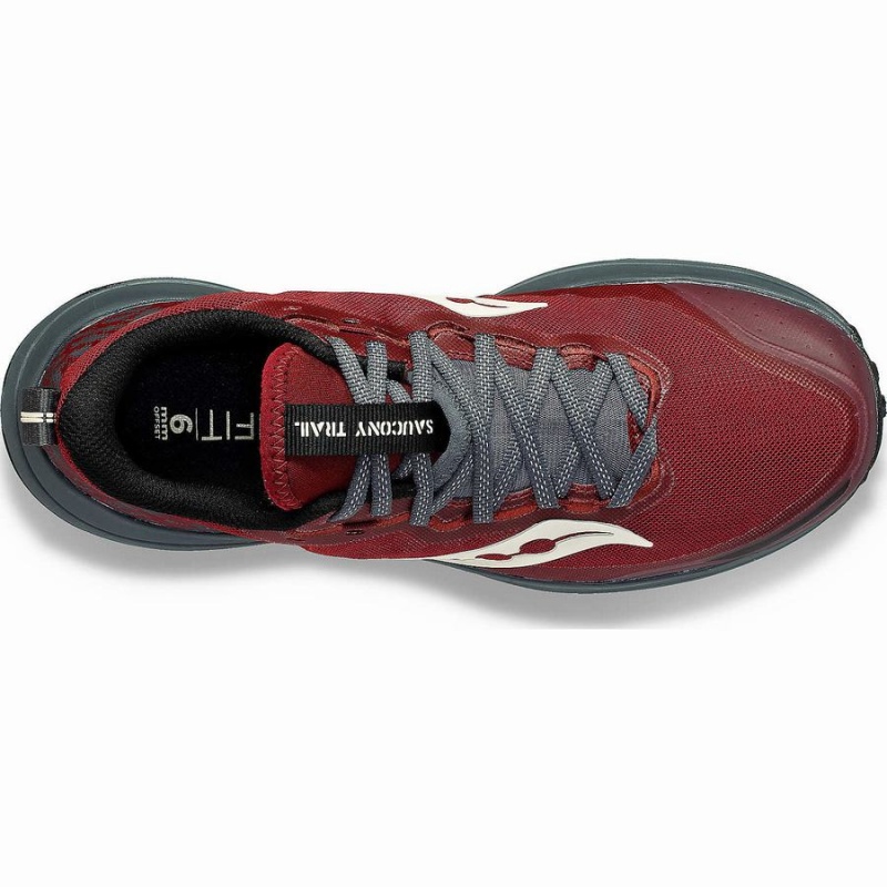 Red / Grey Saucony Xodus Ultra 2 Women's Running Shoes | Malaysia S51690-E58