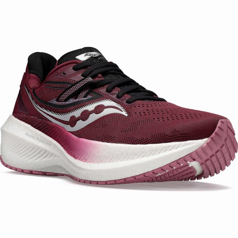 Red / Rose Saucony Triumph 20 Women's Running Shoes | Malaysia S41320-X57