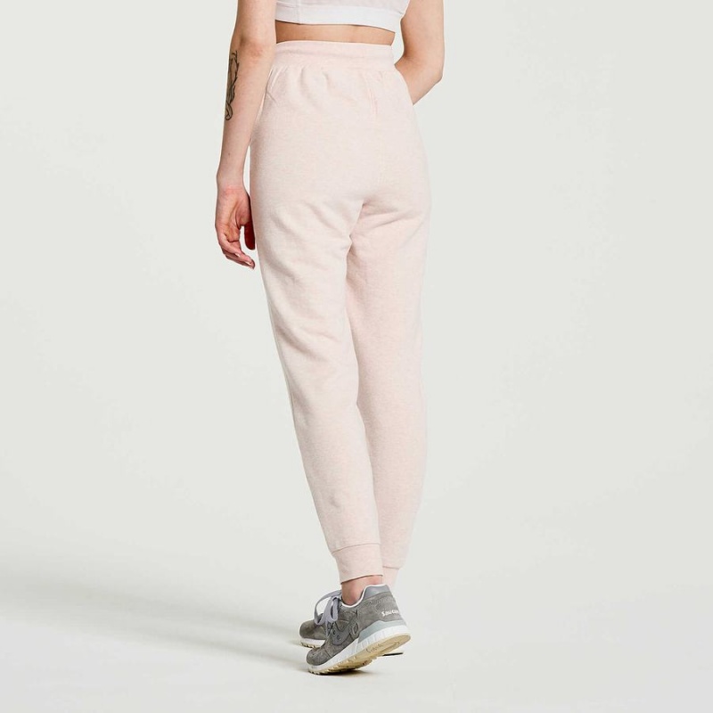 Rose Saucony Rested Women's Sweatpants | Malaysia S37546-E79