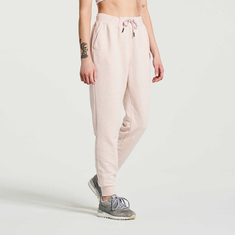 Rose Saucony Rested Women\'s Sweatpants | Malaysia S37546-E79