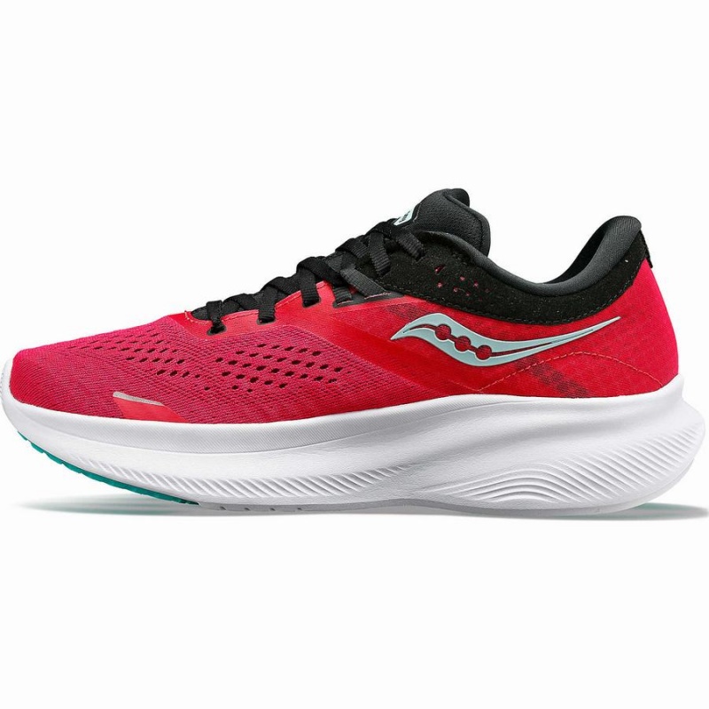 Rose / Black Saucony Ride 16 Women's Running Shoes | Malaysia S50961-N91