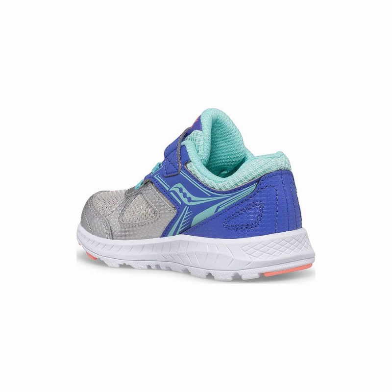 Silver Saucony Cohesion 14 A/C Jr. Sneaker Kids' Running Shoes | Malaysia S93521-E89