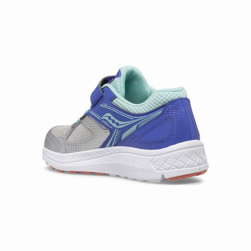 Silver Saucony Cohesion 14 A/C Sneaker Kids' Running Shoes | Malaysia S03819-R37