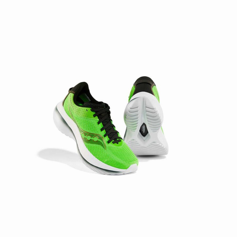 Slime / Umbra Saucony Kinvara Pro Men's Running Shoes | Malaysia S57689-K78