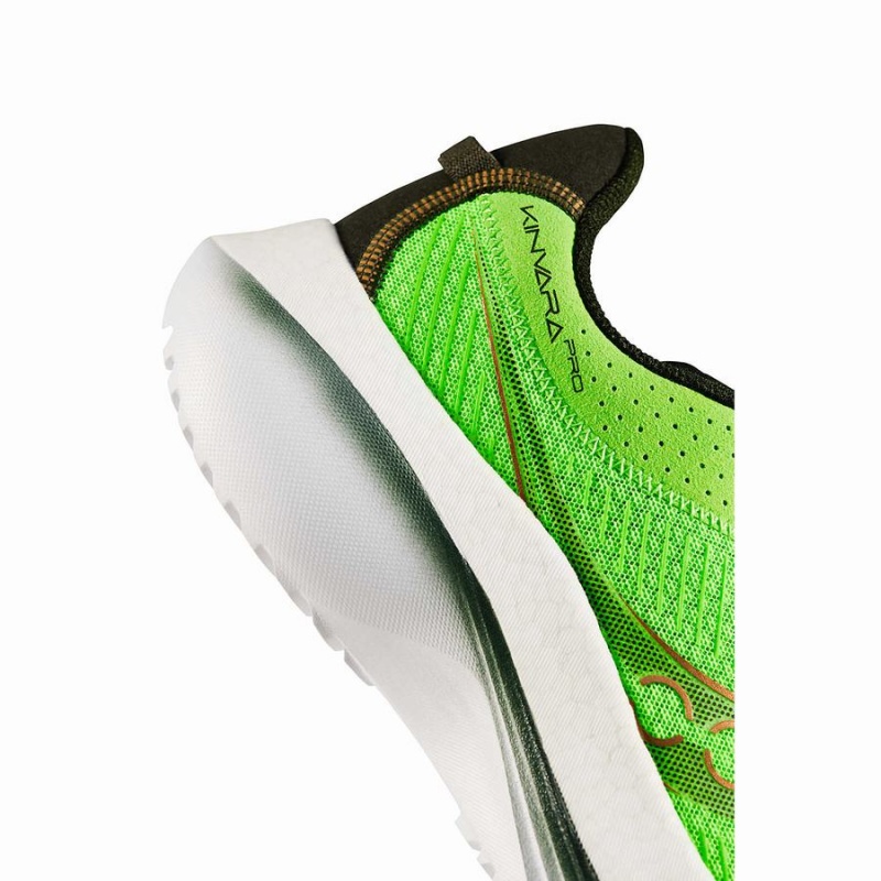 Slime / Umbra Saucony Kinvara Pro Men's Running Shoes | Malaysia S57689-K78