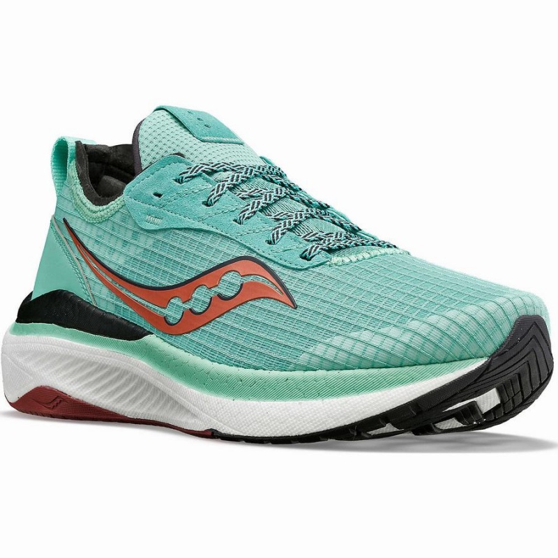 Turquoise Saucony Freedom Crossport Women's Running Shoes | Malaysia S52904-J04