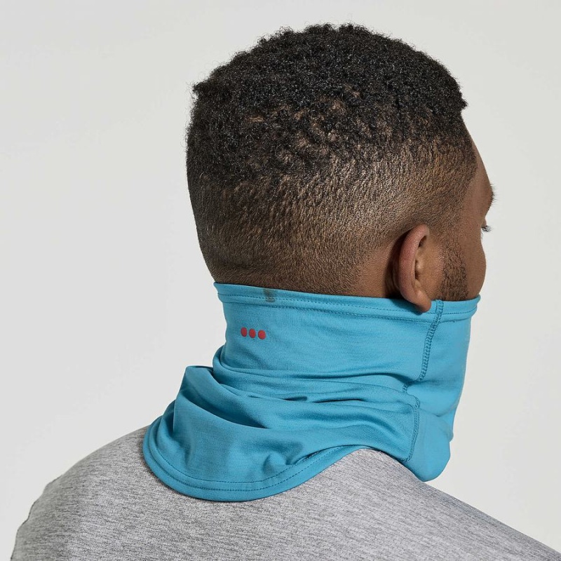 Turquoise Saucony Solstice Gaiter Men's Neck Warmer | Malaysia S86903-B64