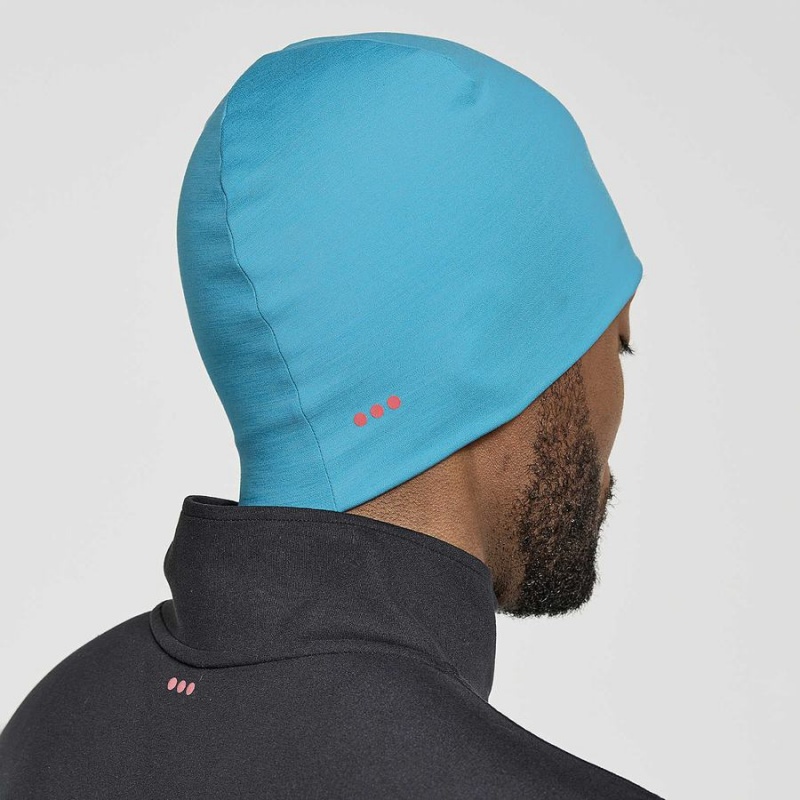 Turquoise Saucony Solstice Men's Beanie | Malaysia S51023-Q01