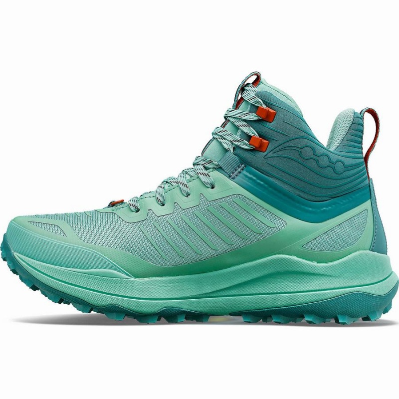 Turquoise Saucony Ultra Ridge GTX Women's Trail Running Shoes | Malaysia S68073-G80