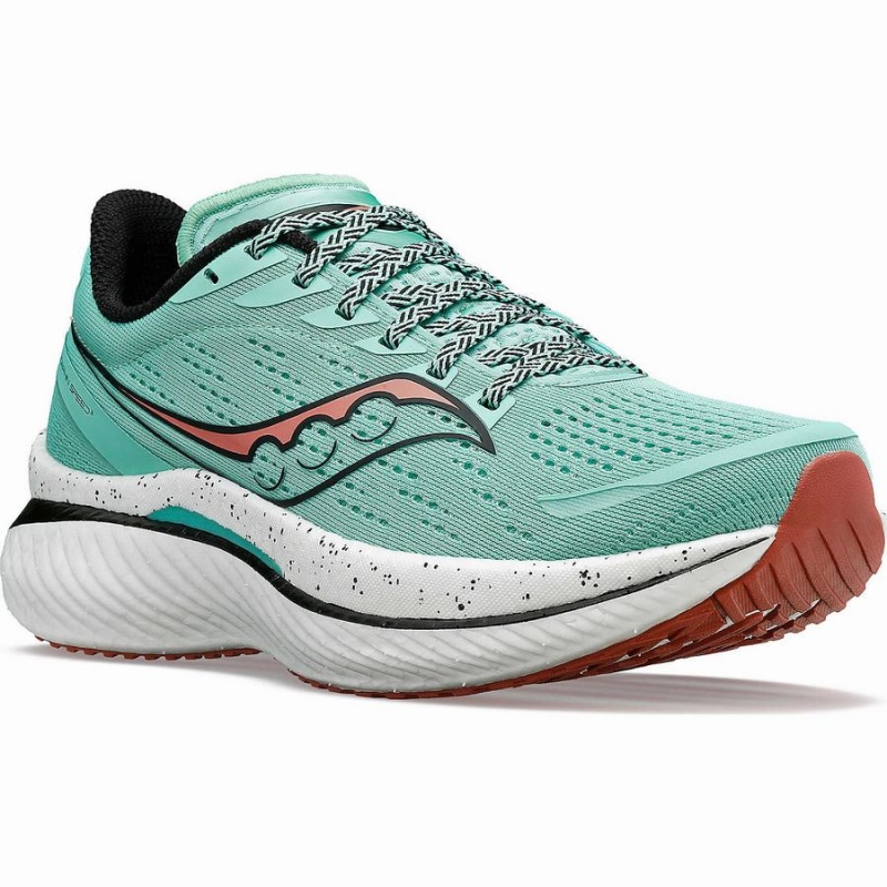 Turquoise / Black Saucony Endorphin Speed 3 Women's Running Shoes | Malaysia S70265-N72