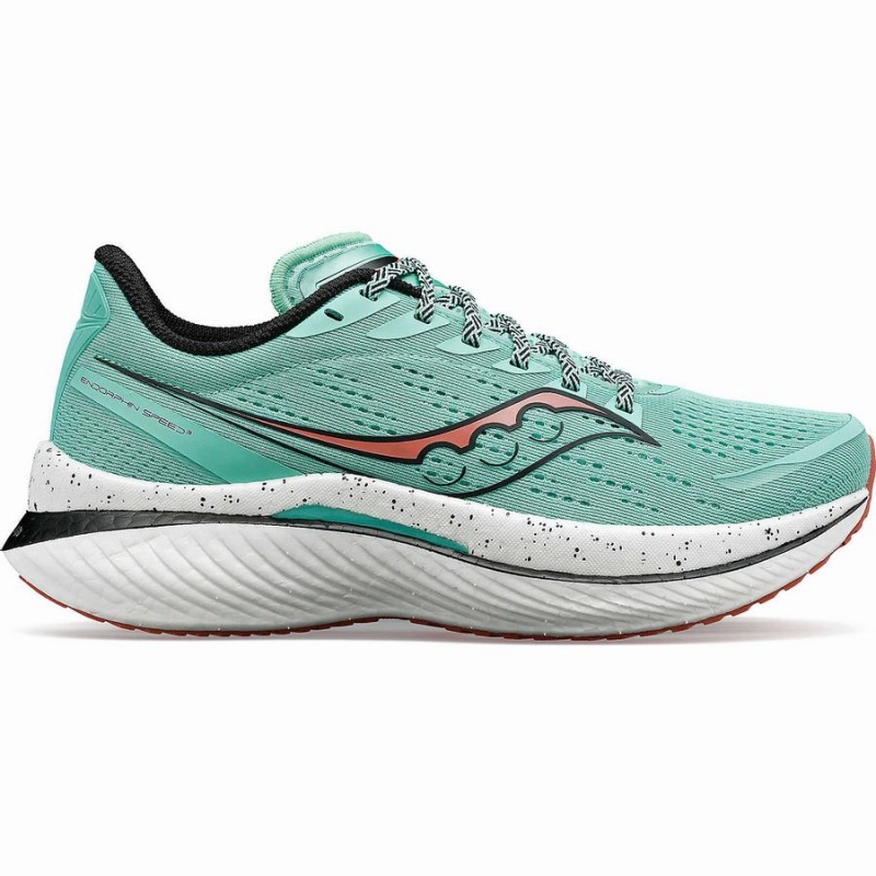 Turquoise / Black Saucony Endorphin Speed 3 Women\'s Running Shoes | Malaysia S70265-N72