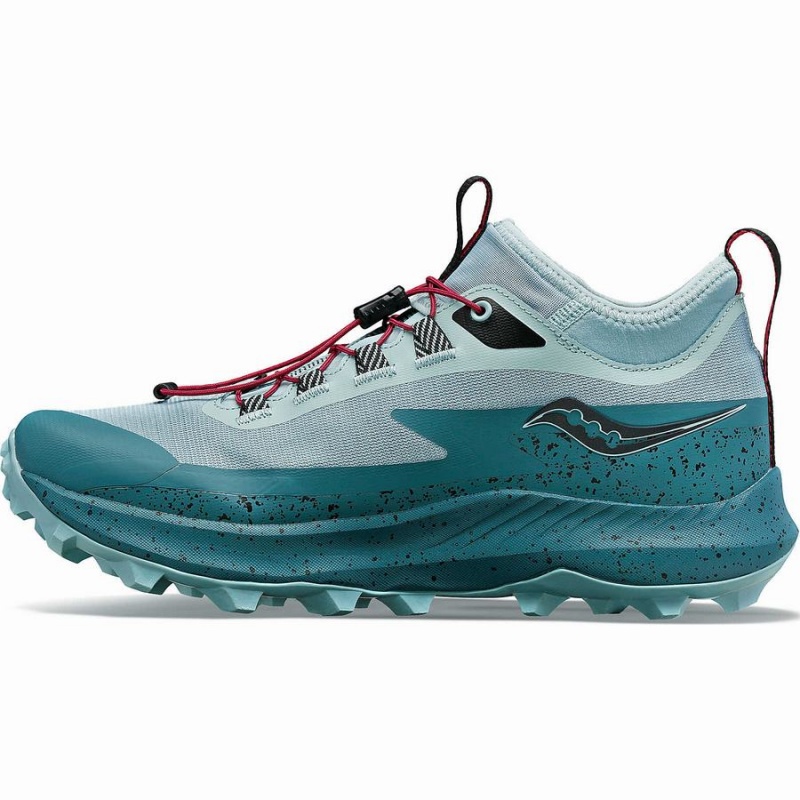 Turquoise / Blue Saucony Peregrine 13 ST Women's Trail Running Shoes | Malaysia S94375-R92