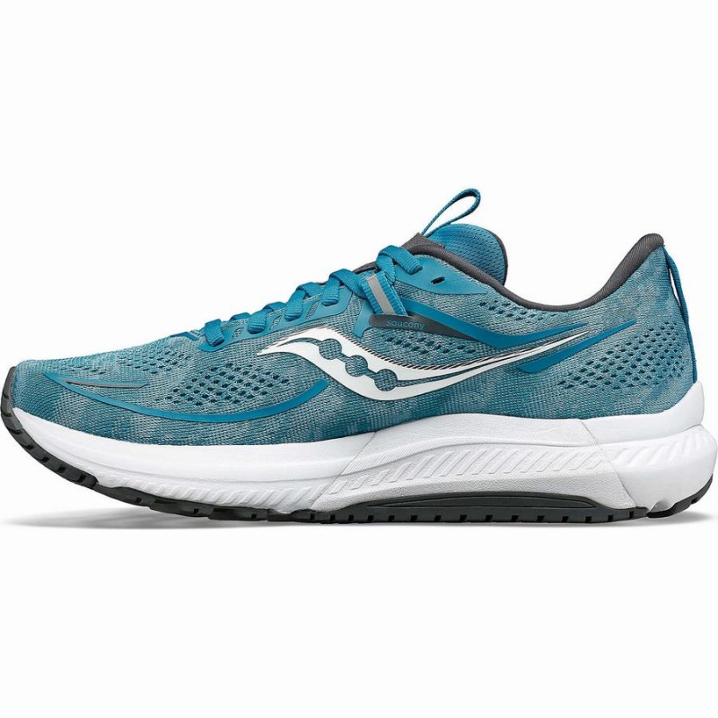 Turquoise / Grey Saucony Omni 21 Women's Running Shoes | Malaysia S02368-A50