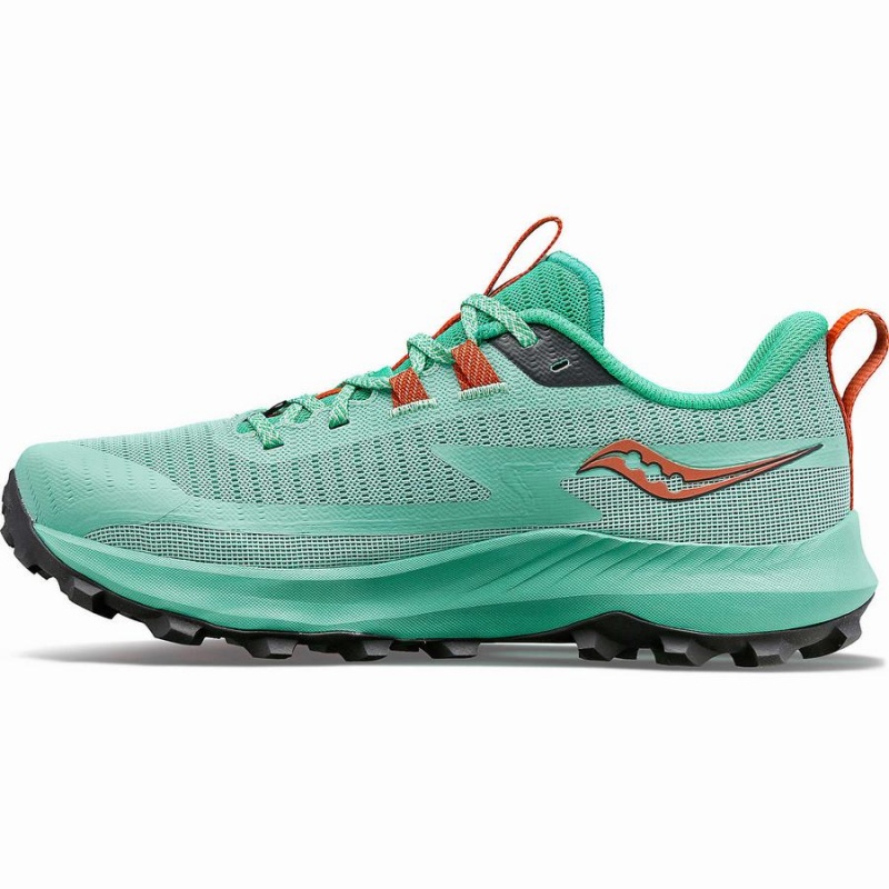 Turquoise / Orange Saucony Peregrine 13 Women's Trail Running Shoes | Malaysia S58604-B95