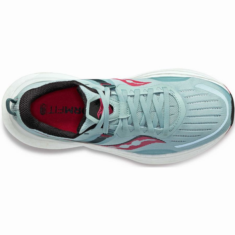 Turquoise / Rose Saucony Tempus Women's Running Shoes | Malaysia S78320-E40