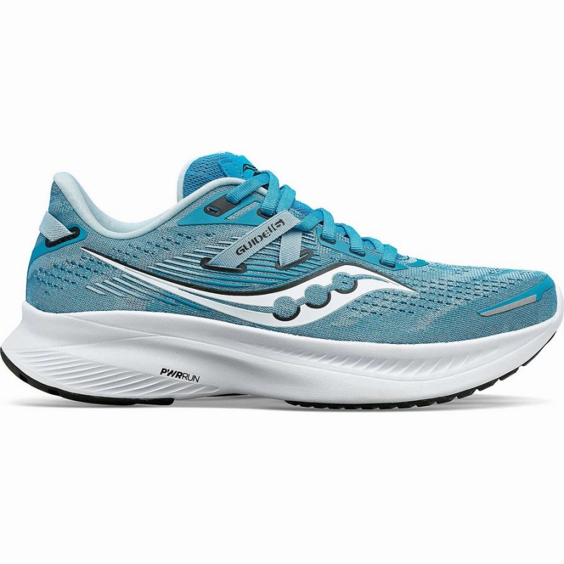 Turquoise / White Saucony Guide 16 Women\'s Running Shoes | Malaysia S61738-Q62