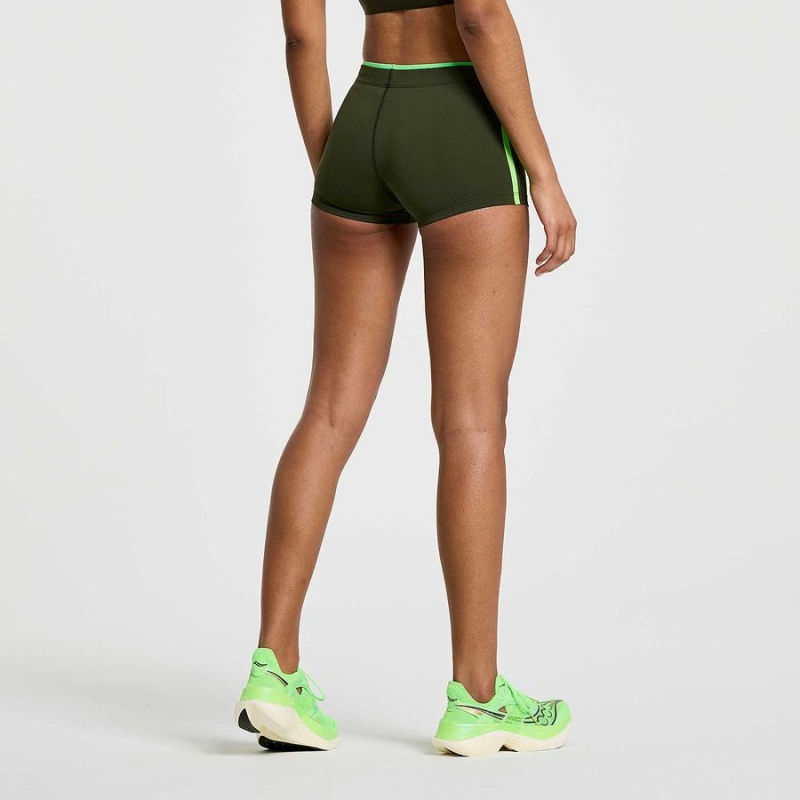 Umbra Saucony Elite Boy Women's Shorts | Malaysia S08297-K34