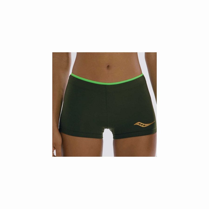 Umbra Saucony Elite Boy Women's Shorts | Malaysia S08297-K34