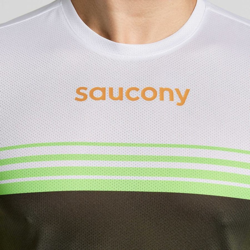 Umbra Saucony Elite Long Sleeve Men's T Shirts | Malaysia S02786-P30