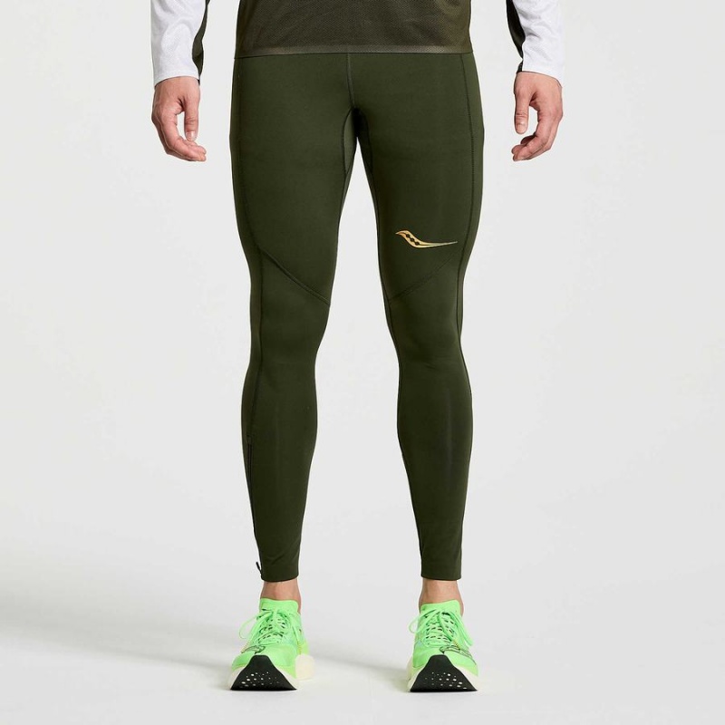 Umbra Saucony Elite Men\'s Tight | Malaysia S81245-Y58