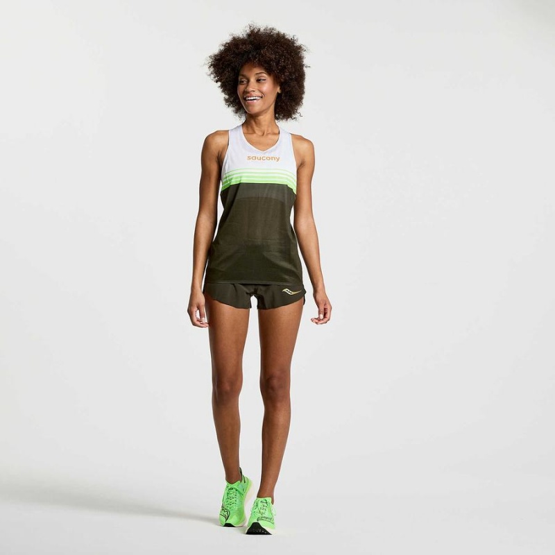 Umbra Saucony Elite Singlet Women's Tank Top | Malaysia S39782-V37